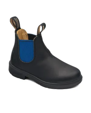 Blundstones Kids 580 Black mit blauem Einsatz