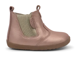 Bobux Jodhpur Girls Rose Gold Infants Chelsea Boot