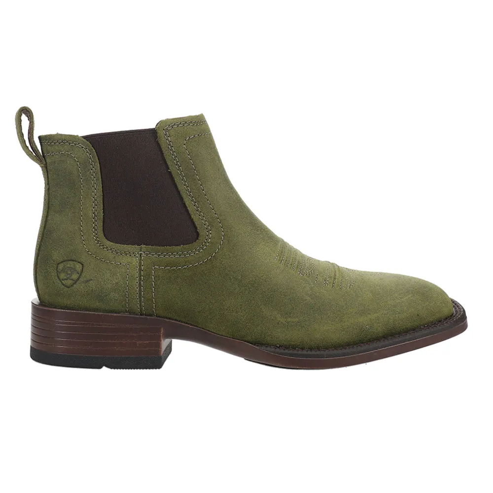 Booker Ultra Western Square Toe Chelsea Boots