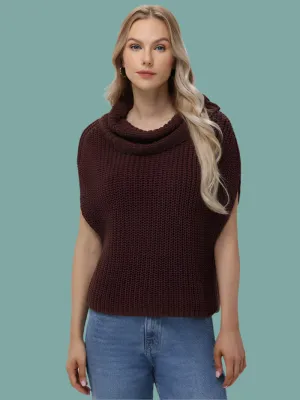 Cate Sleeveless Turtleneck Sweater