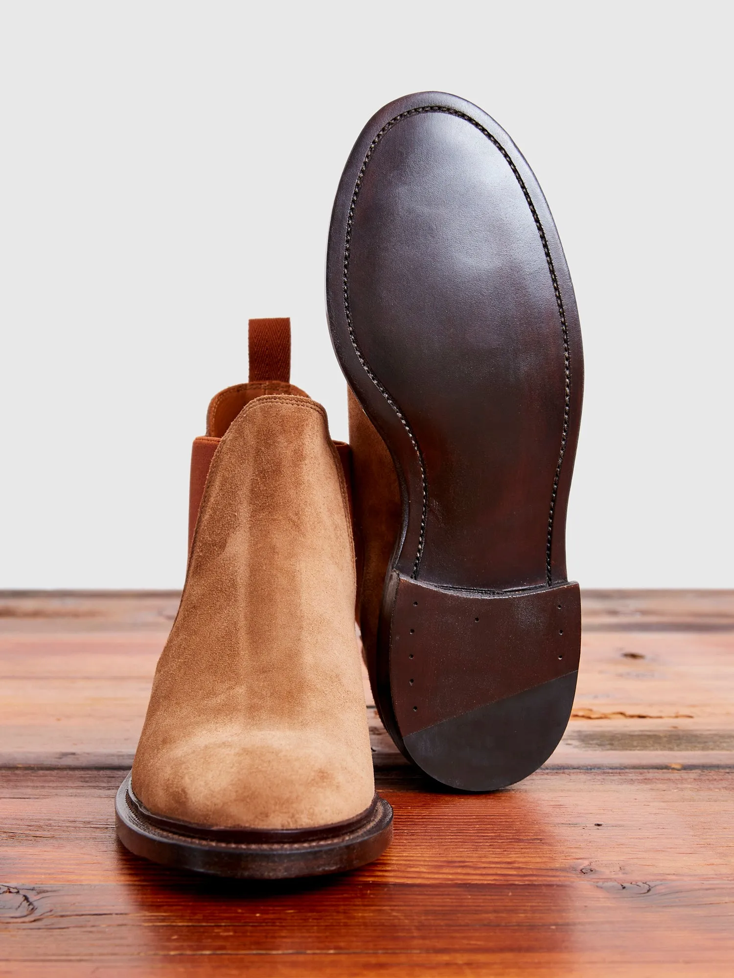 Chelsea Boot 2030 in Acero Janus Calf Suede