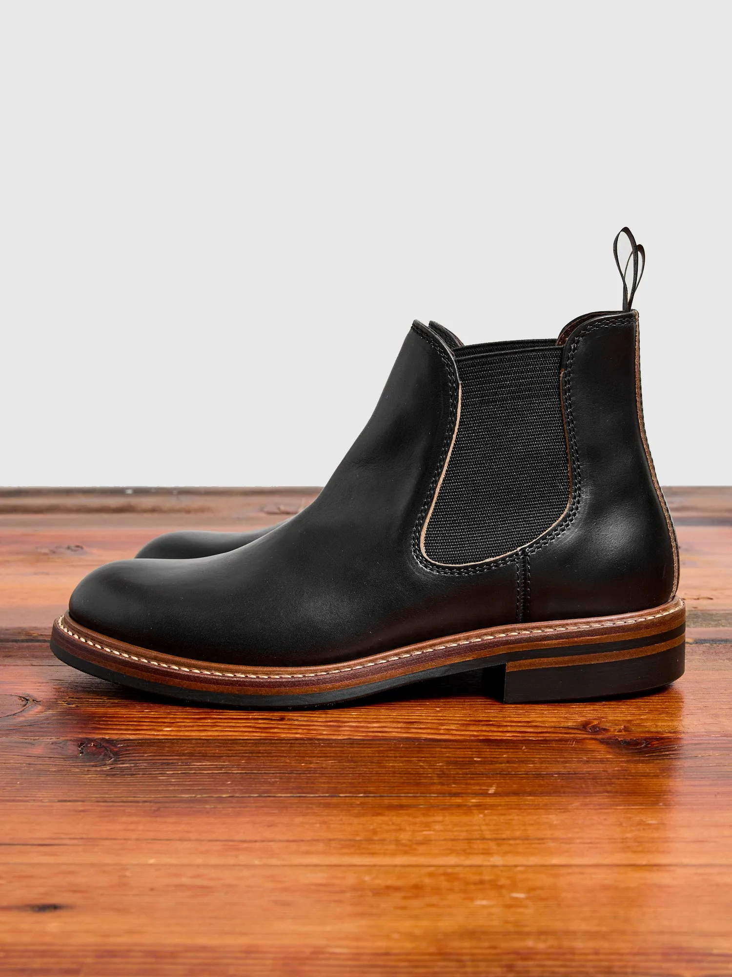 Chelsea Boot in Horween Chromexcel Black