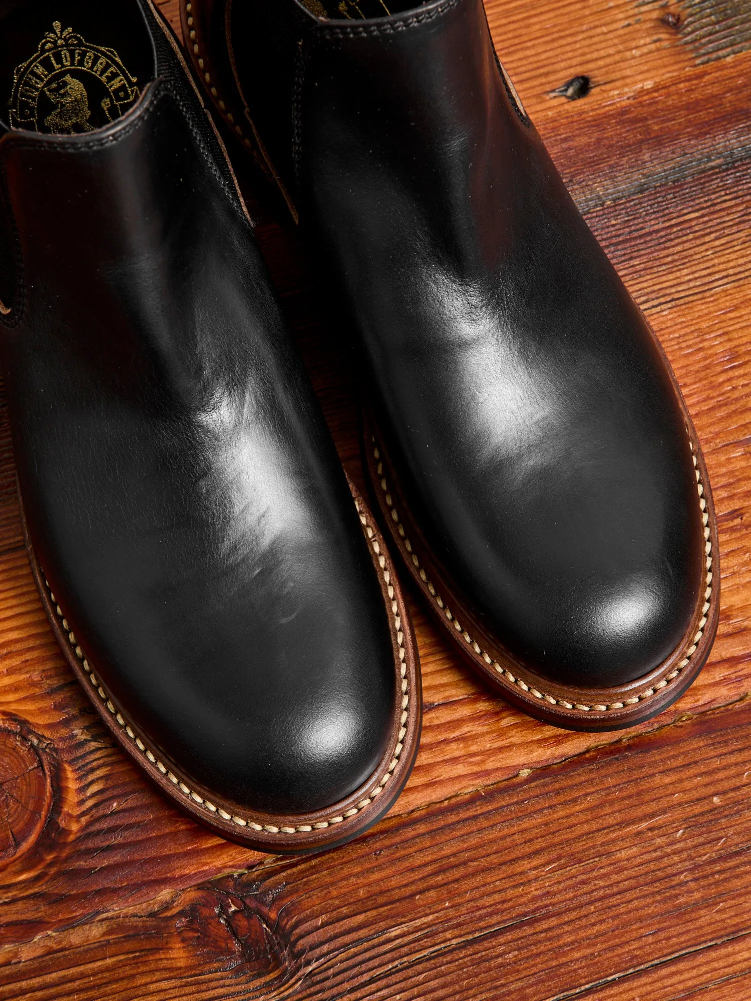 Chelsea Boot in Horween Chromexcel Black