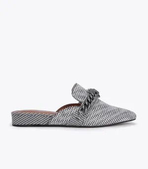 Chelsea Mule Silver