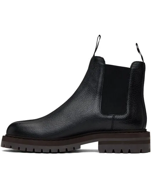 Chelsea Workboot Black Leather