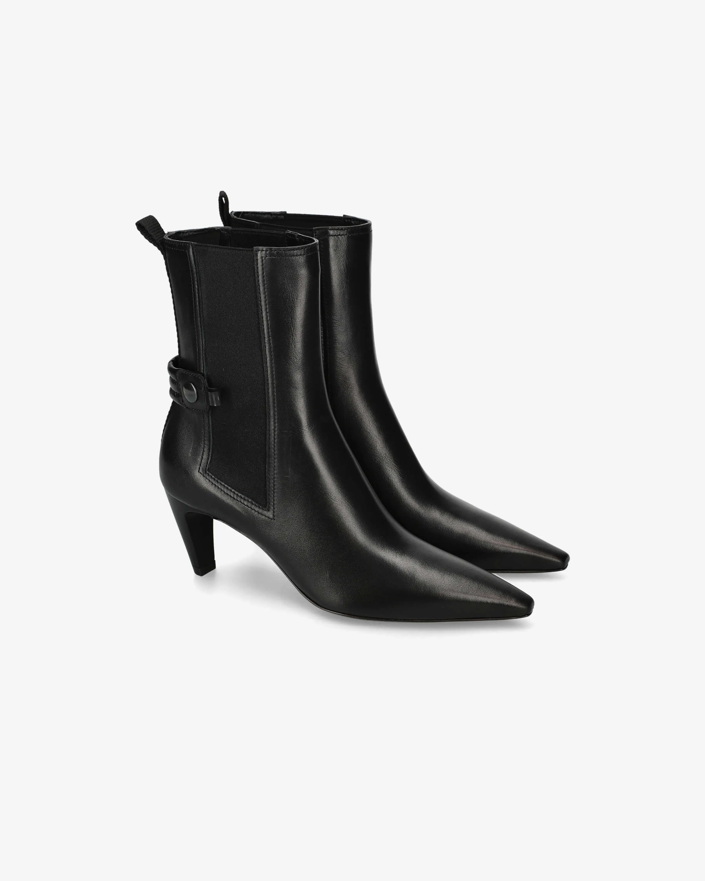 Cher ankle boots with buckle M6803A Garda Nero