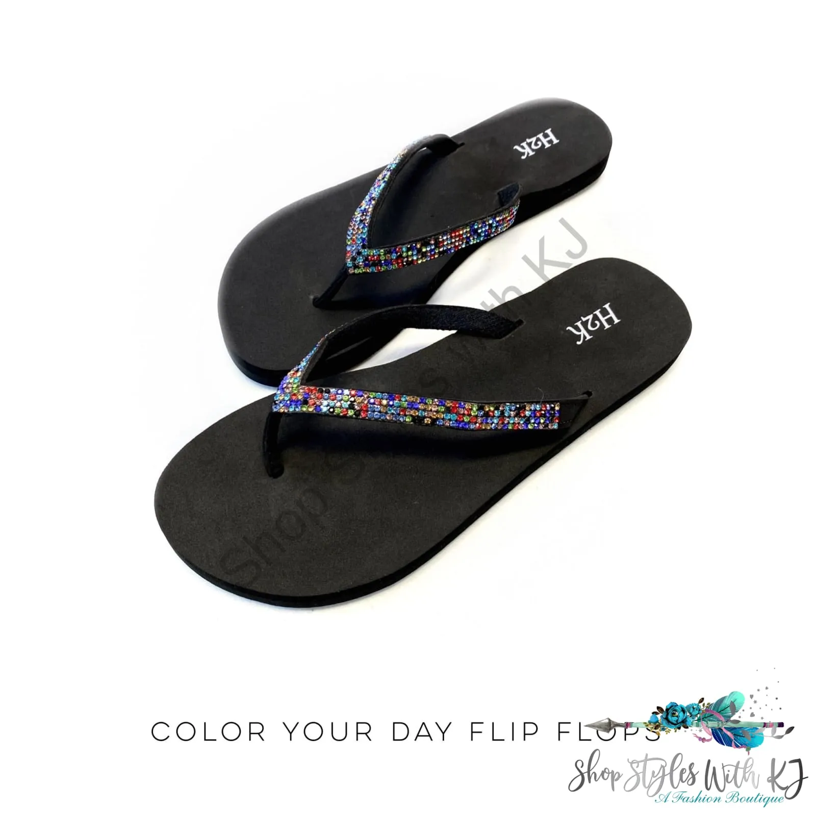 Color Your Day Flip Flops