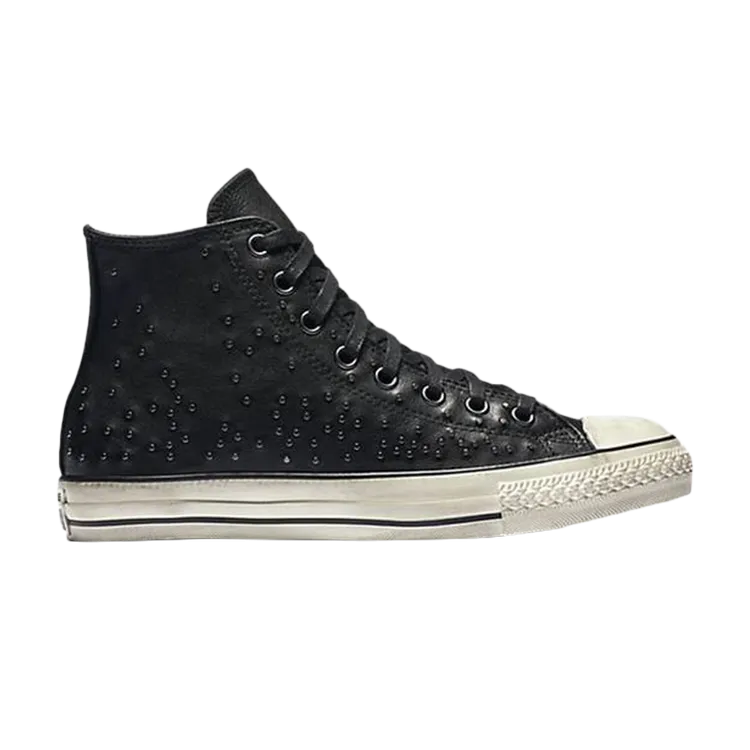 Converse John Varvatos x Chuck Taylor All Star Studded Hi 'Black Beluga' Sneakers, Black