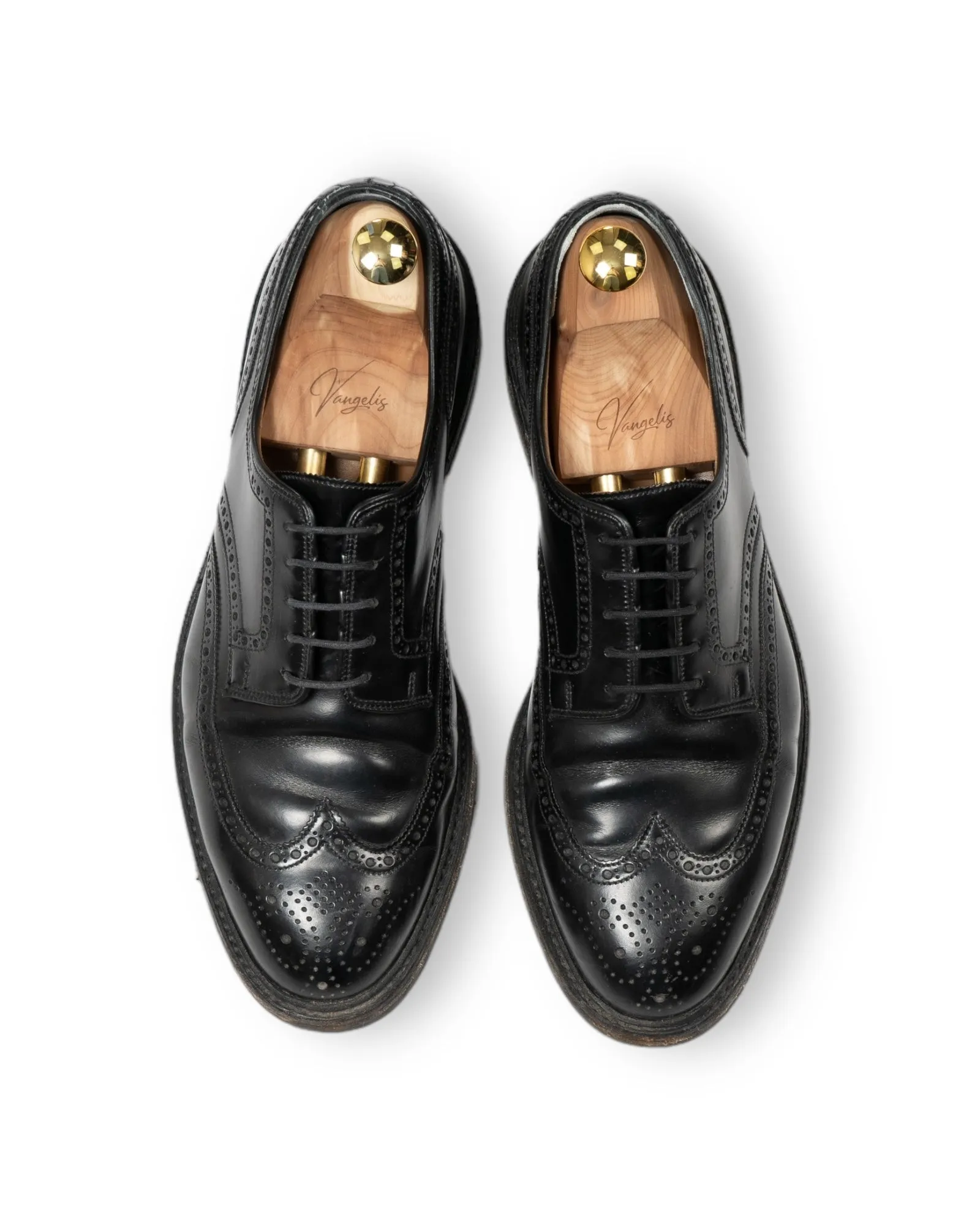 Crockett & Jones - Black Leather Brogue Derbys UK 9/EU 43