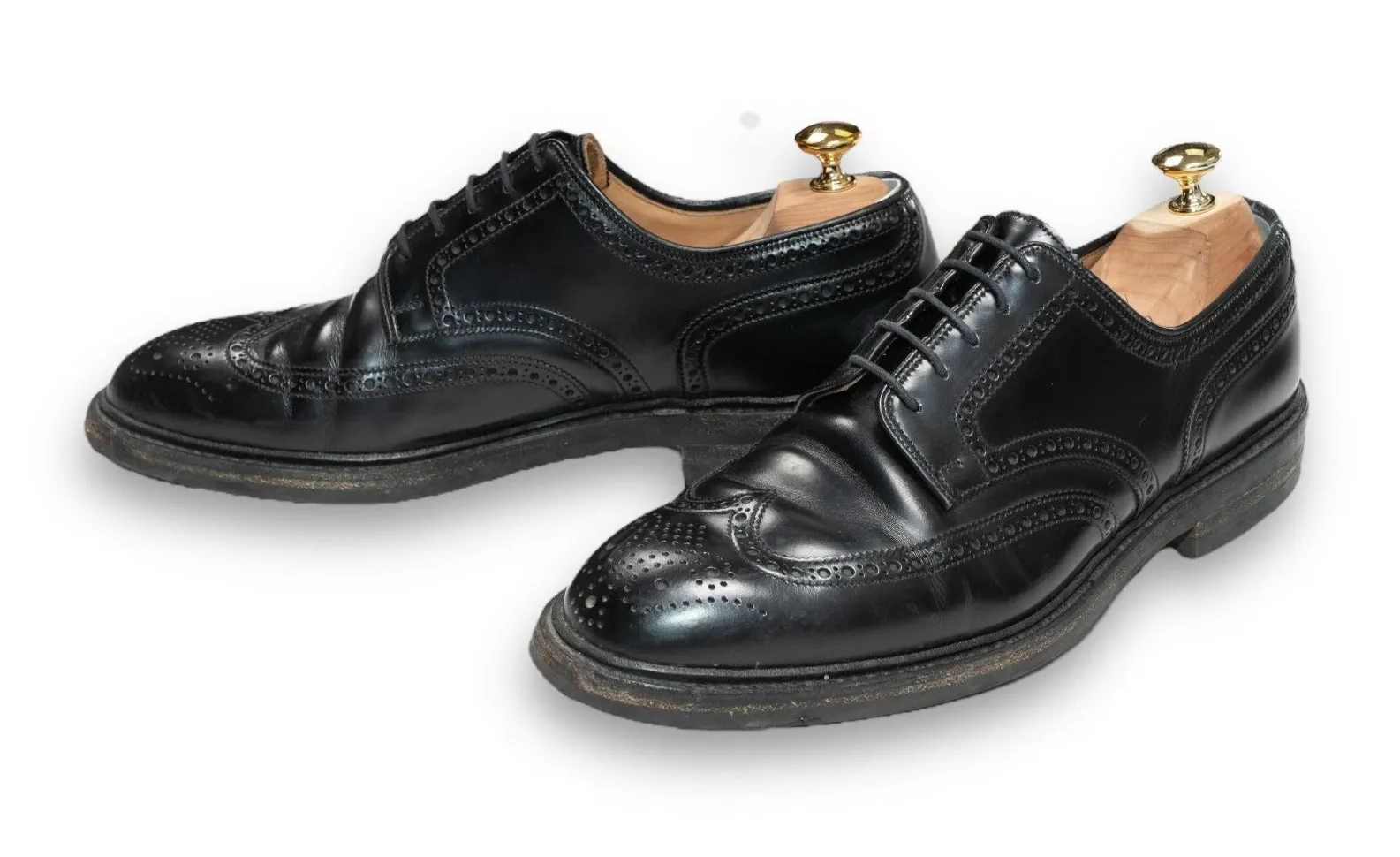 Crockett & Jones - Black Leather Brogue Derbys UK 9/EU 43