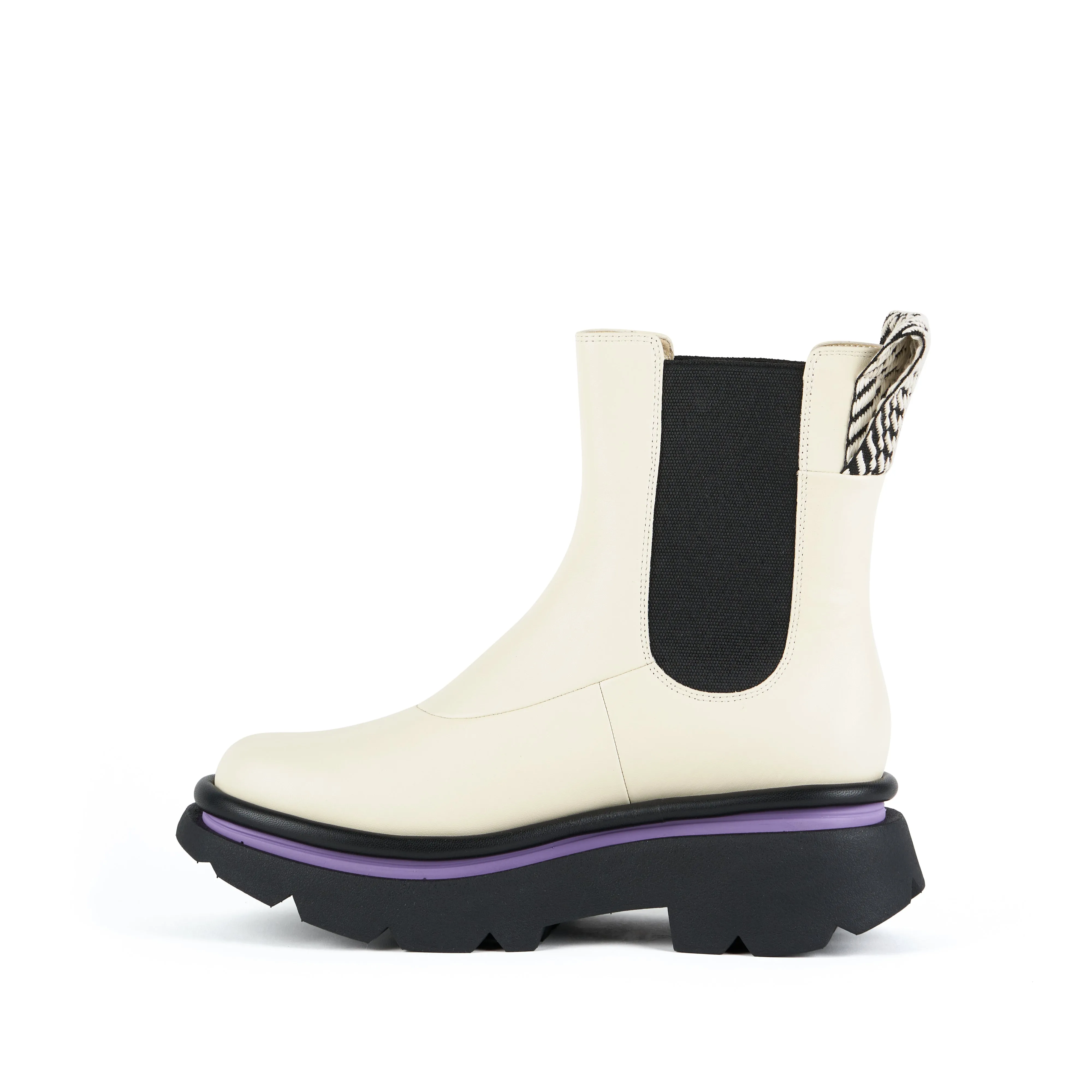 CRUNCH CHELSEA BOOT IVORY