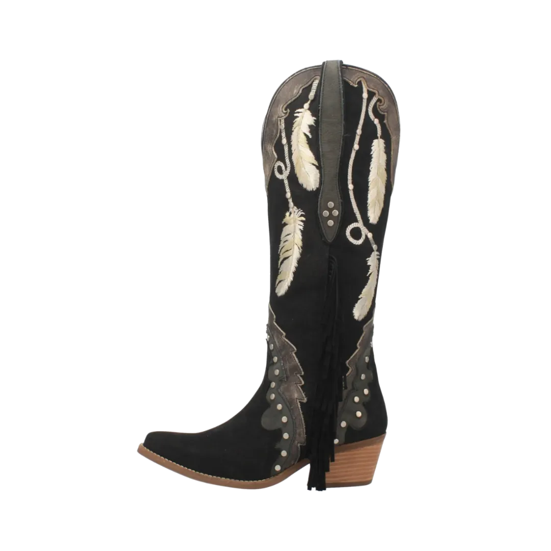 Dan Post Boot Women's Dingo Dream Catcher Leather Black Boots