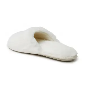 Dearfoams "I Do" Dearfoams Women's Faux Fur Wedding Slippers