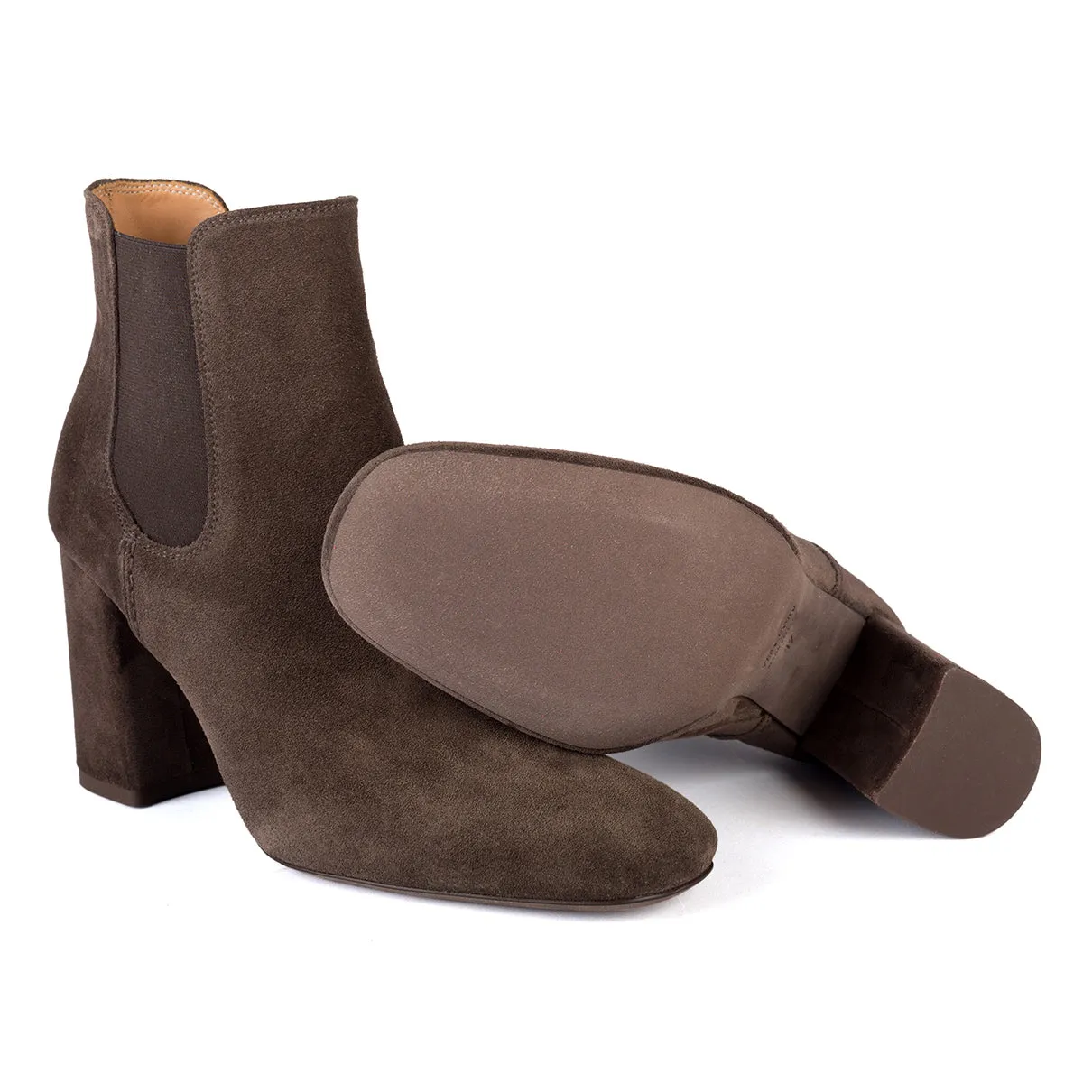 DUNIA 80003<br>Espresso chelsea boots