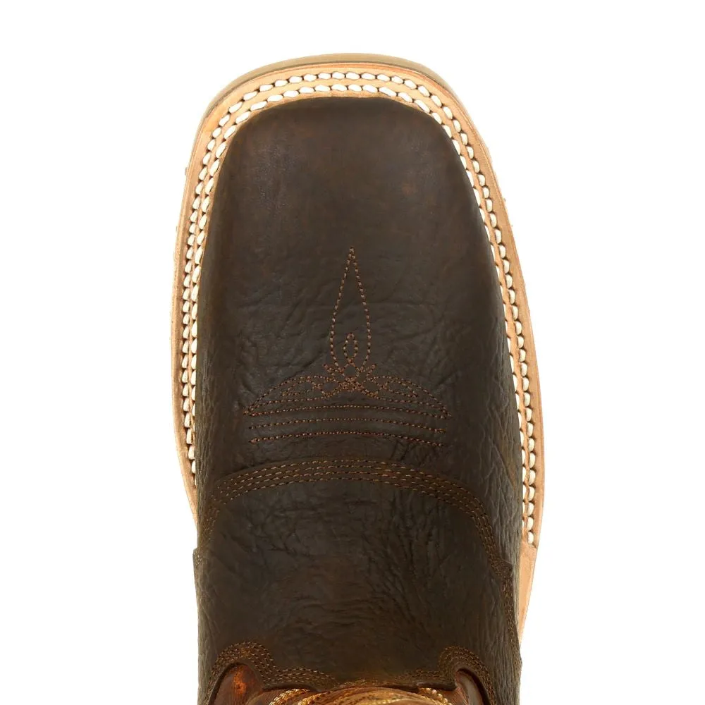 'Durango' Men's 12" Maverick Pro™ WP Western Work - Cimarron Brown