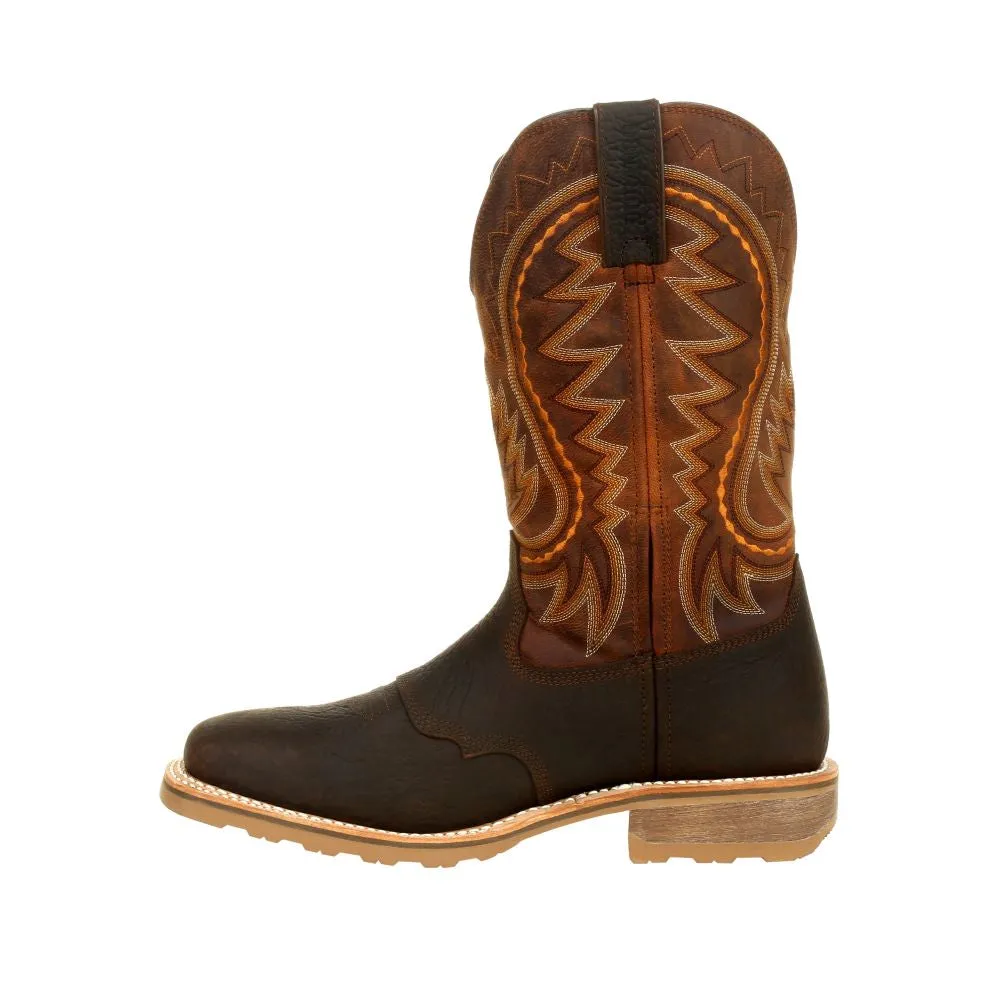 'Durango' Men's 12" Maverick Pro™ WP Western Work - Cimarron Brown