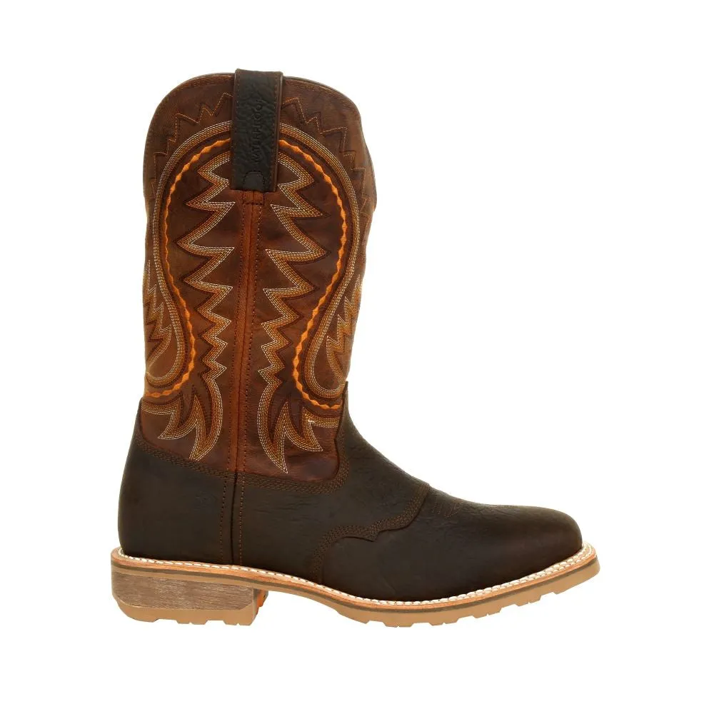 'Durango' Men's 12" Maverick Pro™ WP Western Work - Cimarron Brown