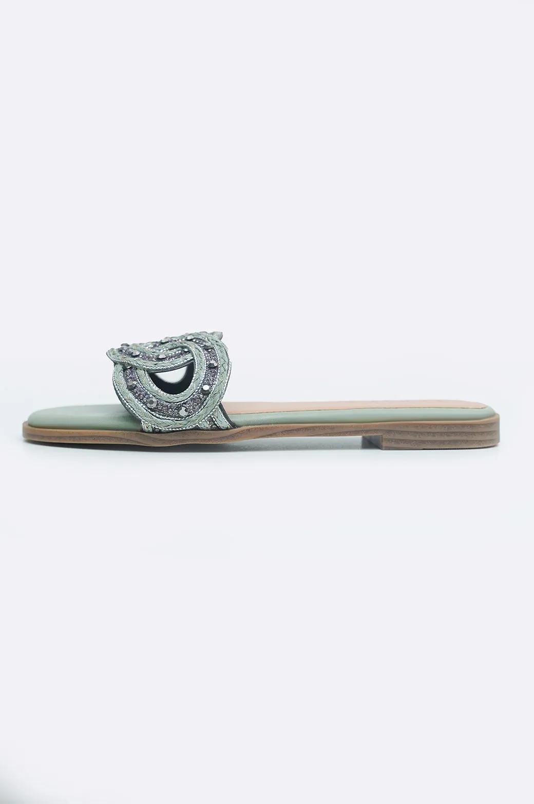 ELSIE STUDDED SLIDES