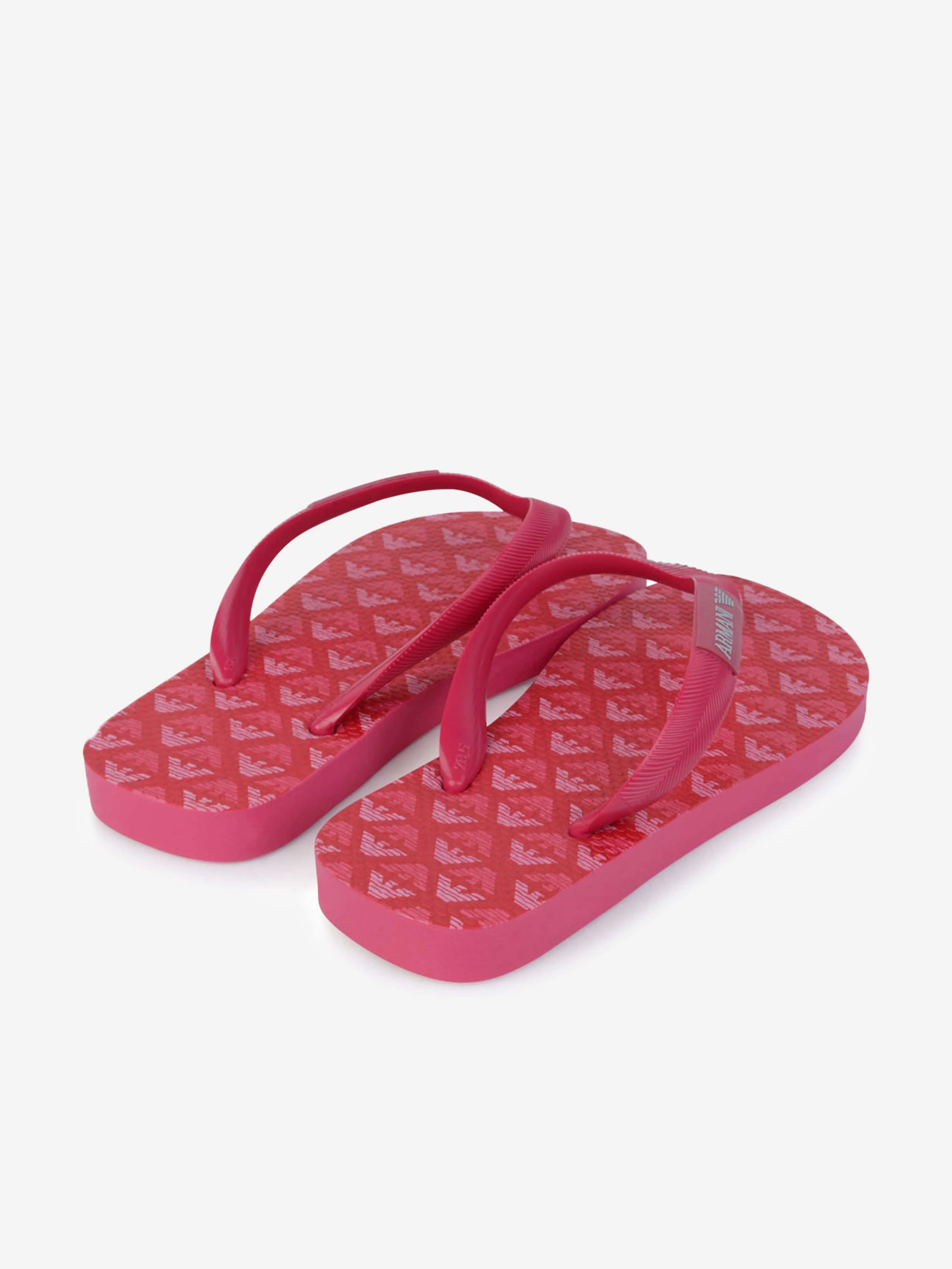 Emporio Armani  Logo Print Flip Flops