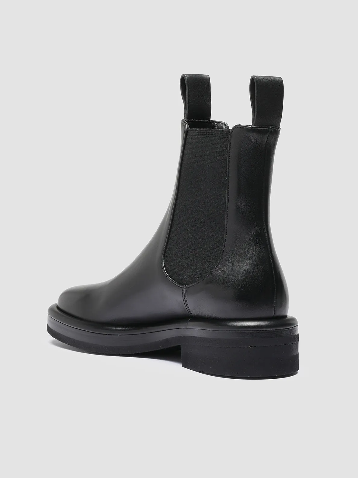 ERA 001 - Black Leather Chelsea Boots