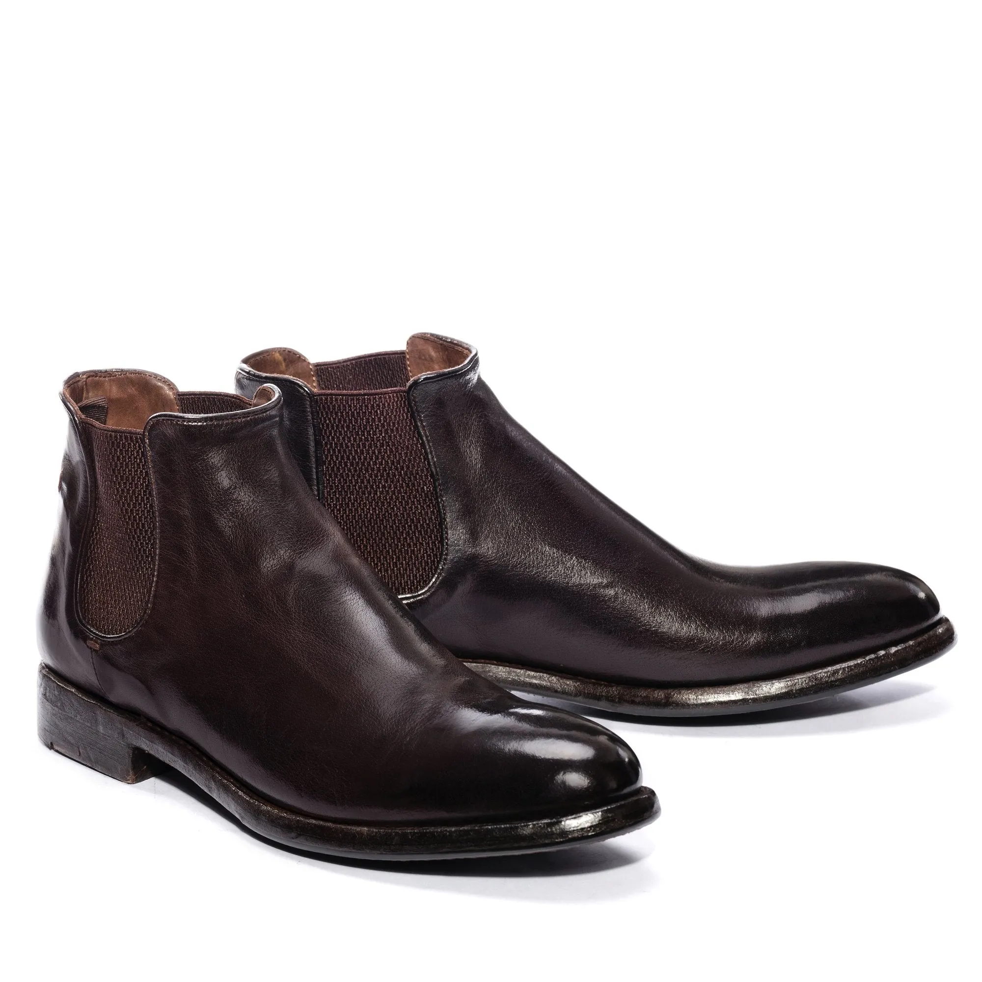 EVITA 510 <br>Dark brown chelsea boots