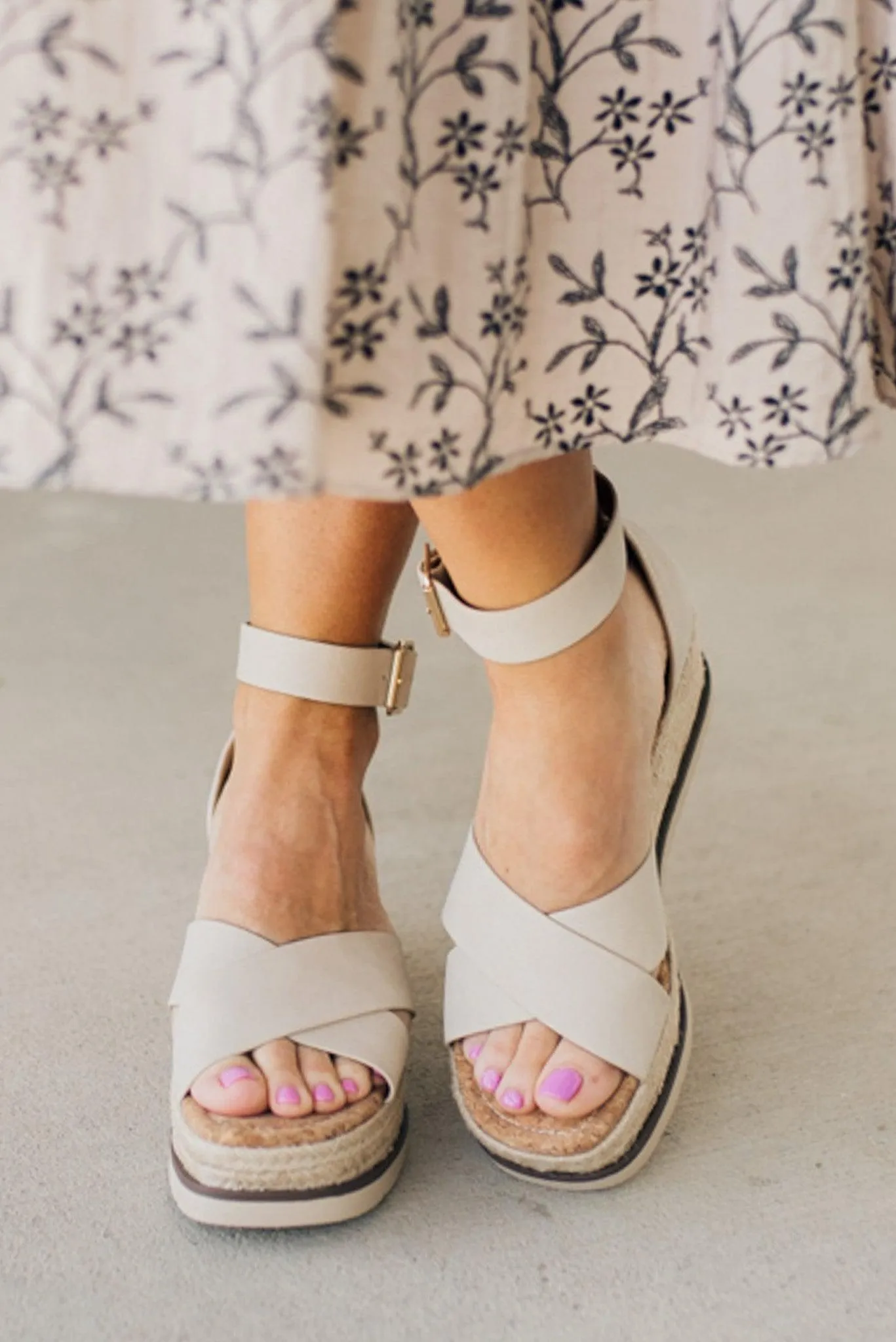 Fatima Platform Wedge Heels