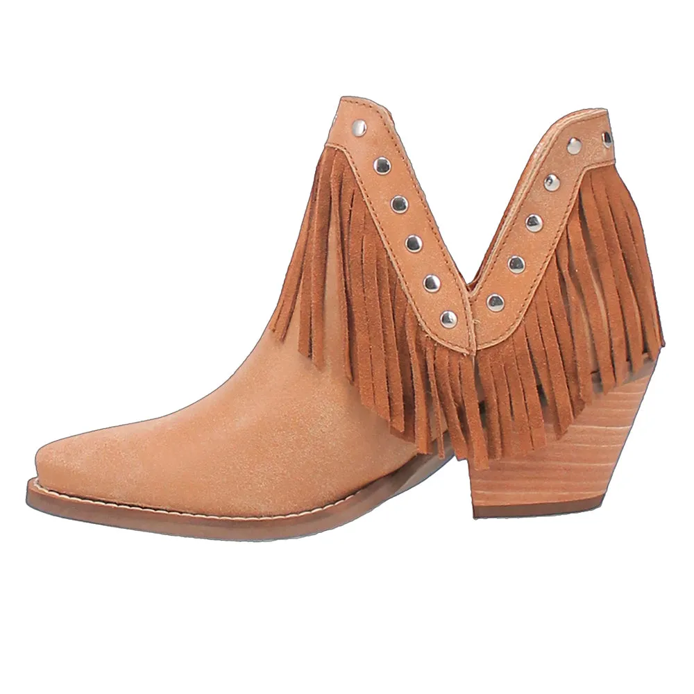 Fine N' Dandy Fringe Studded Snip Toe Cowboy Boots