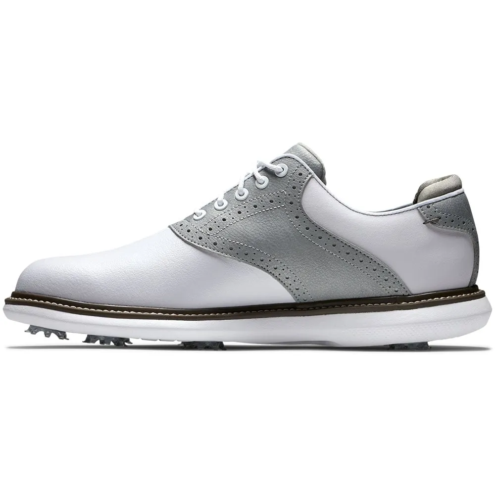 FootJoy Frosted Traditions Spiked Shoes - White/Silver