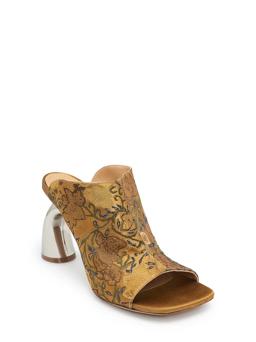 Gold Embroidery Mule