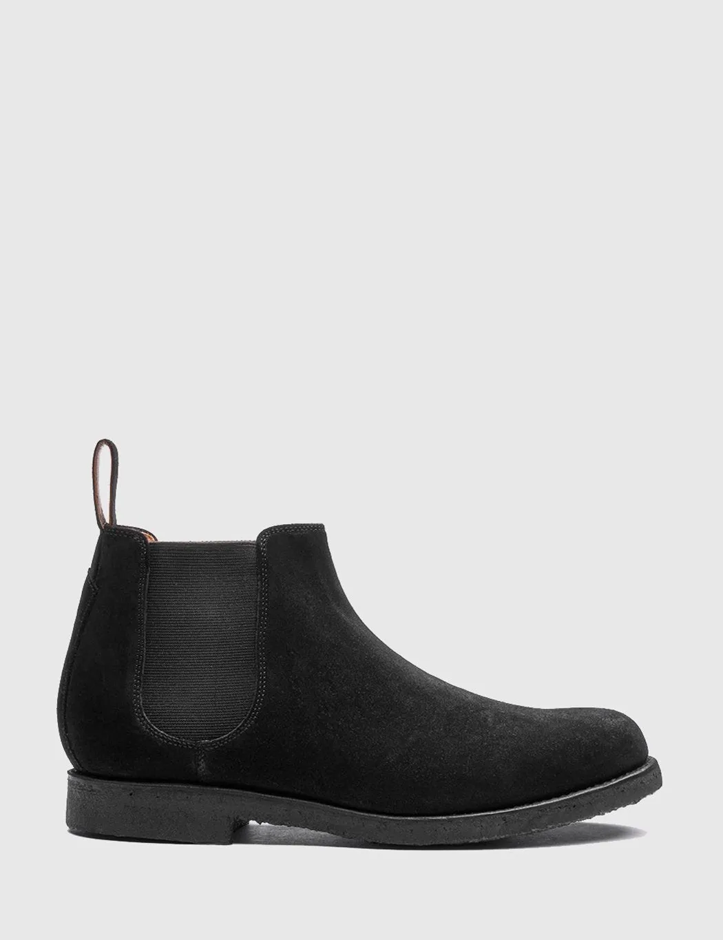 Grenson Hayden Suede Chelsea Boot - Black