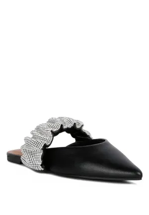 Hemessen -  Strap Flat Mules For Women