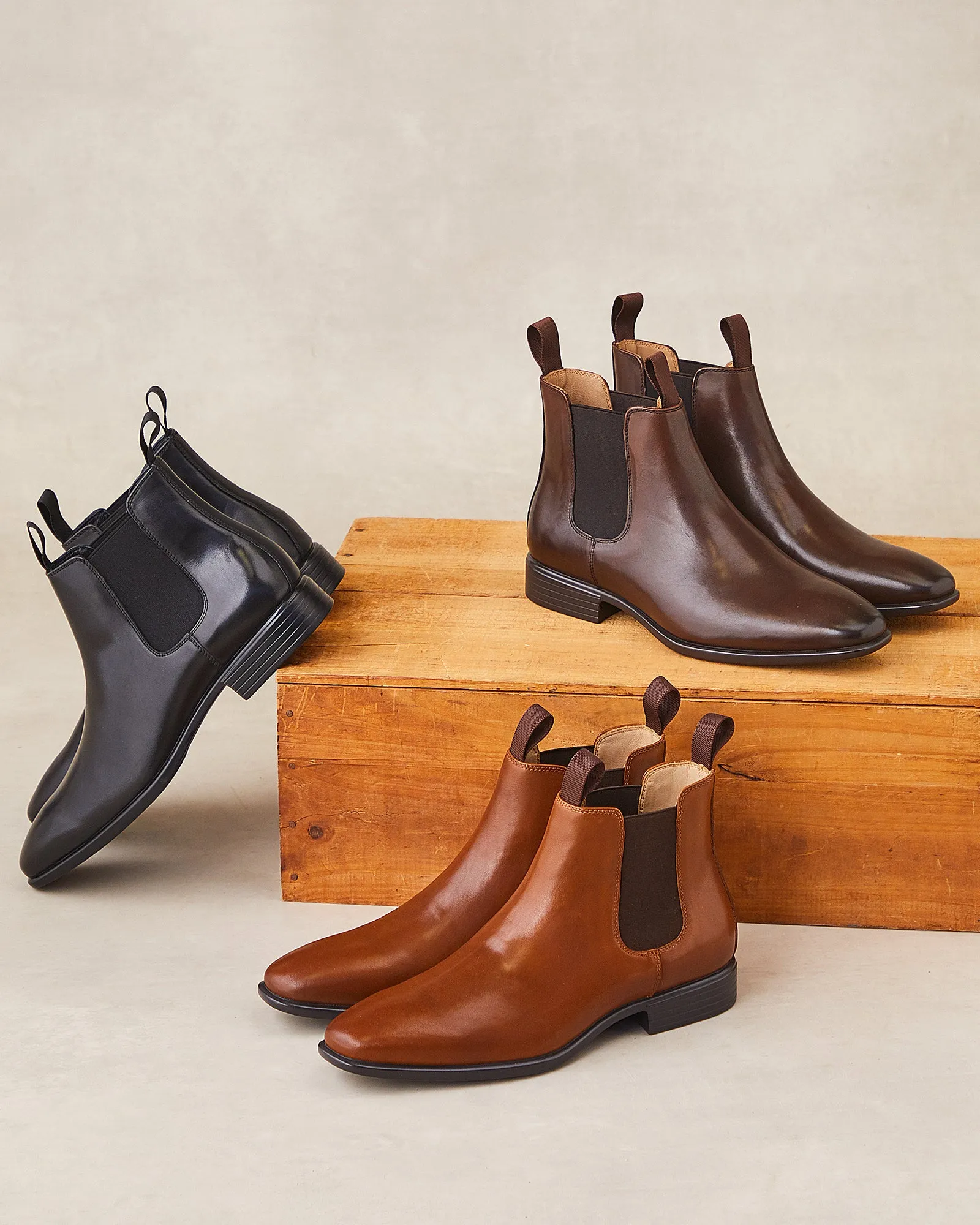 HENRY Leather Chelsea Boots