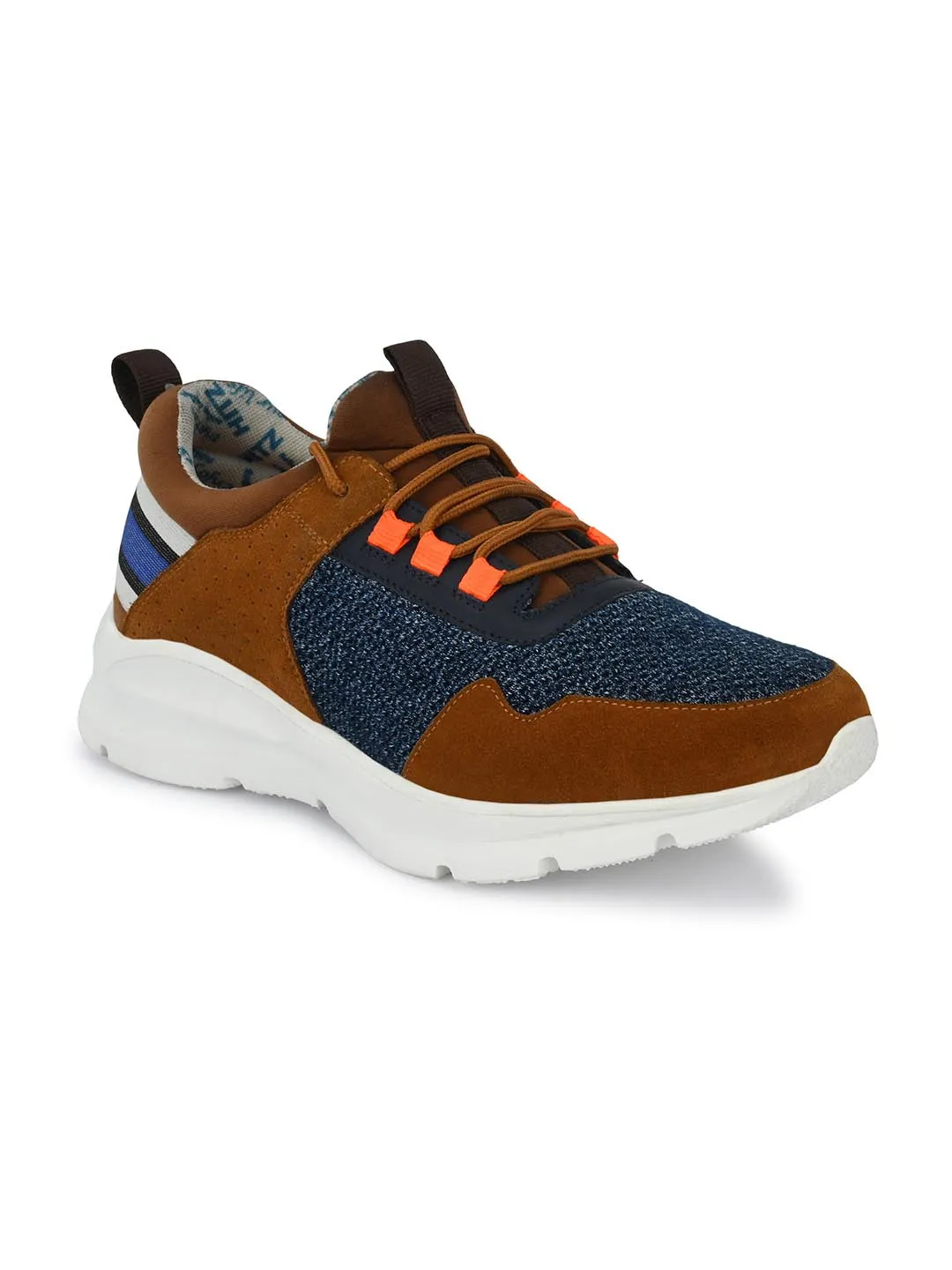 Hitz Men's Blue Lace up Running Shoes