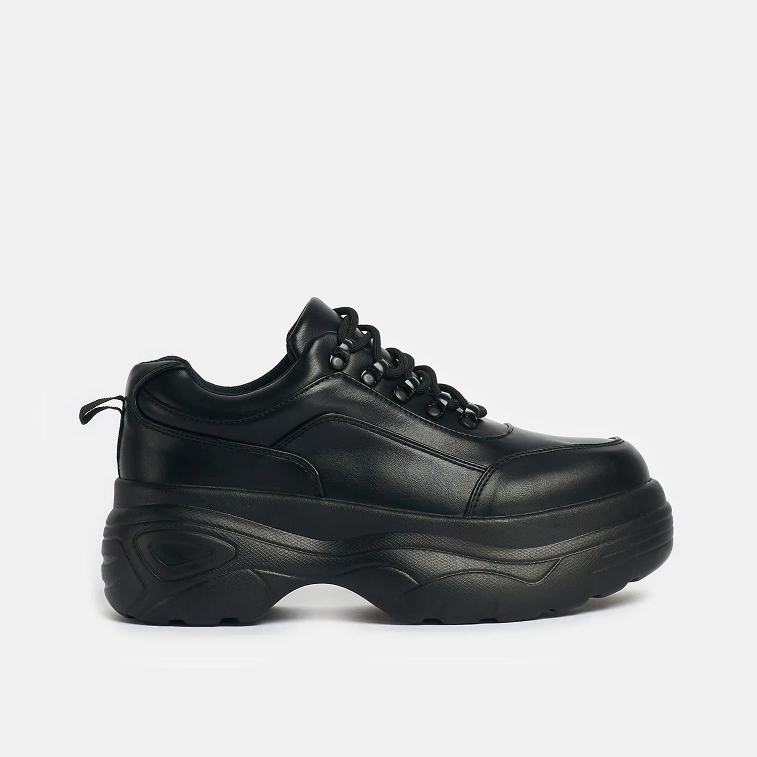 Jennie Striker Black Chunky Bubble Trainers