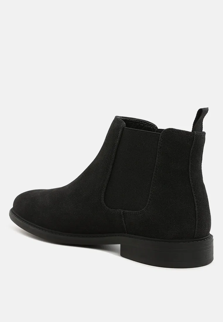 Joham Faux Leather Chelsea Boots