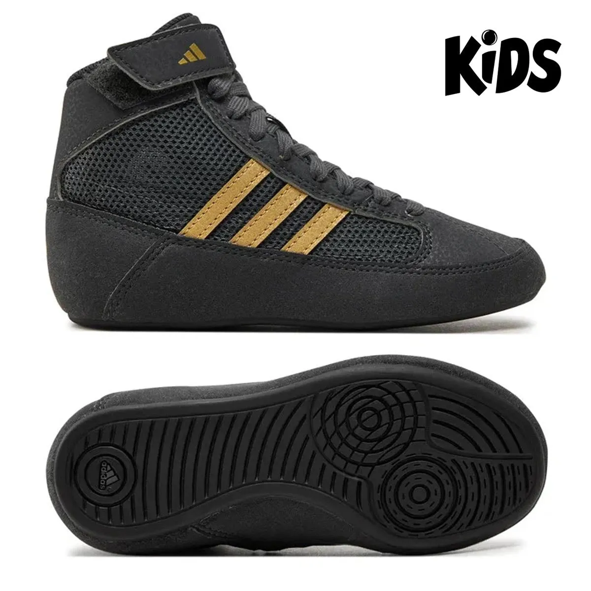 Kinder Ringerschuhe ADIDAS Havoc - Schwarz/Gold