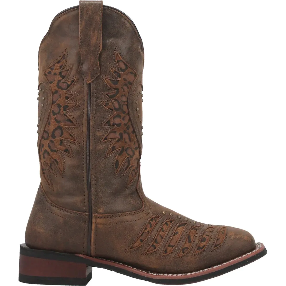 'Laredo' Women's 11" Emmylou Western Square Toe - Brown