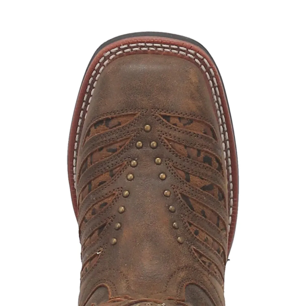 'Laredo' Women's 11" Emmylou Western Square Toe - Brown