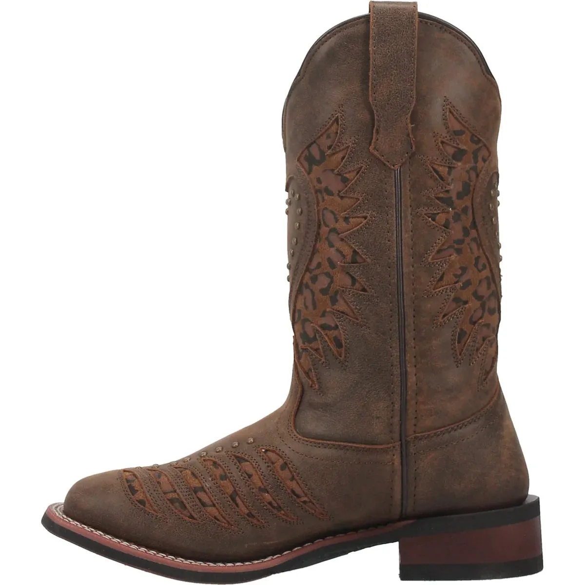 'Laredo' Women's 11" Emmylou Western Square Toe - Brown