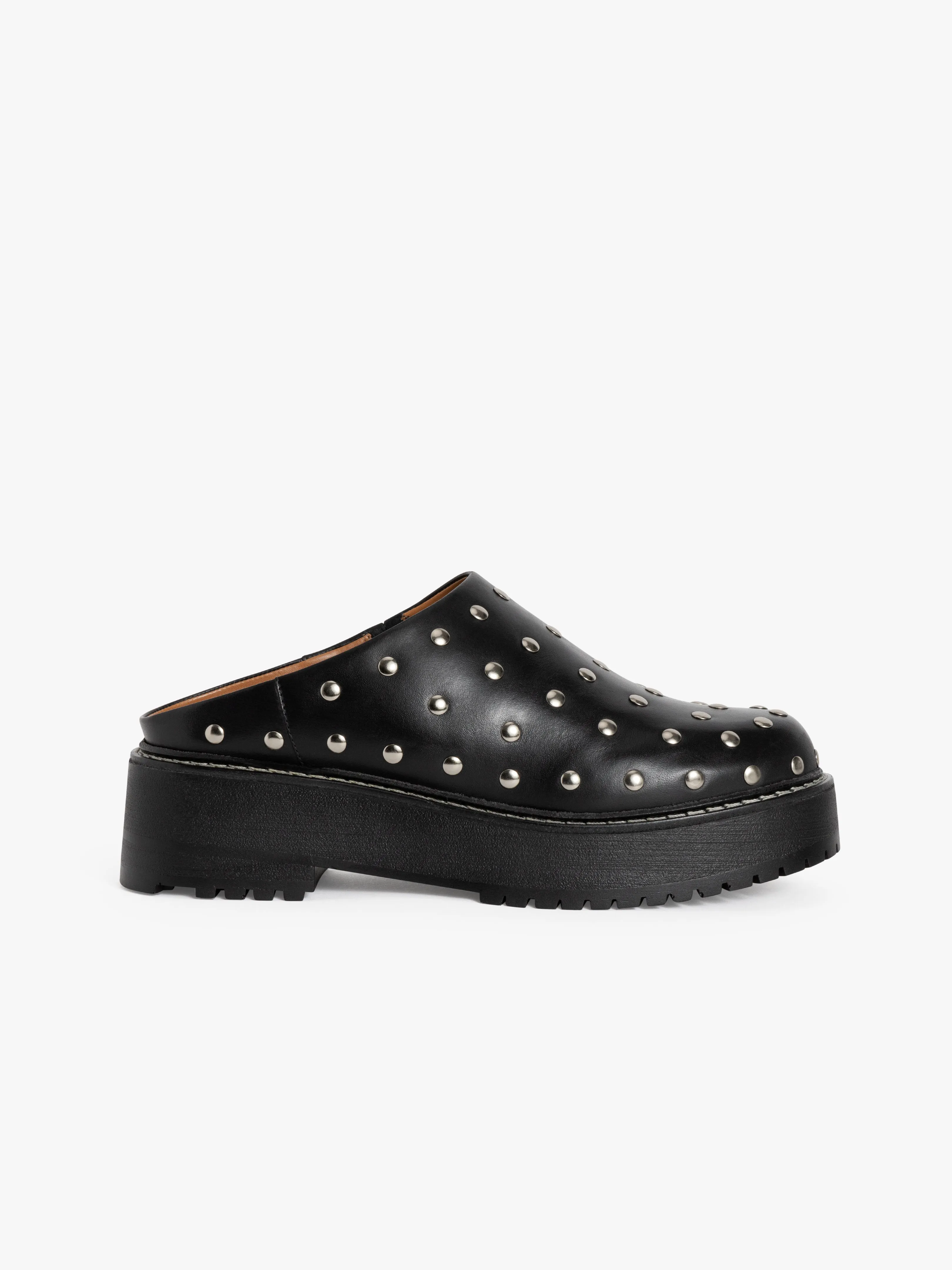 Lena Chunky Mule - Studs