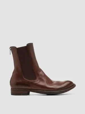 LEXIKON 073 - Brown  Leather Chelsea Boots