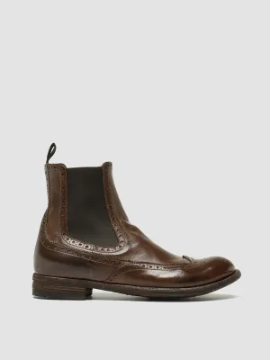 LEXIKON 151 - Brown Leather Chelsea Boots