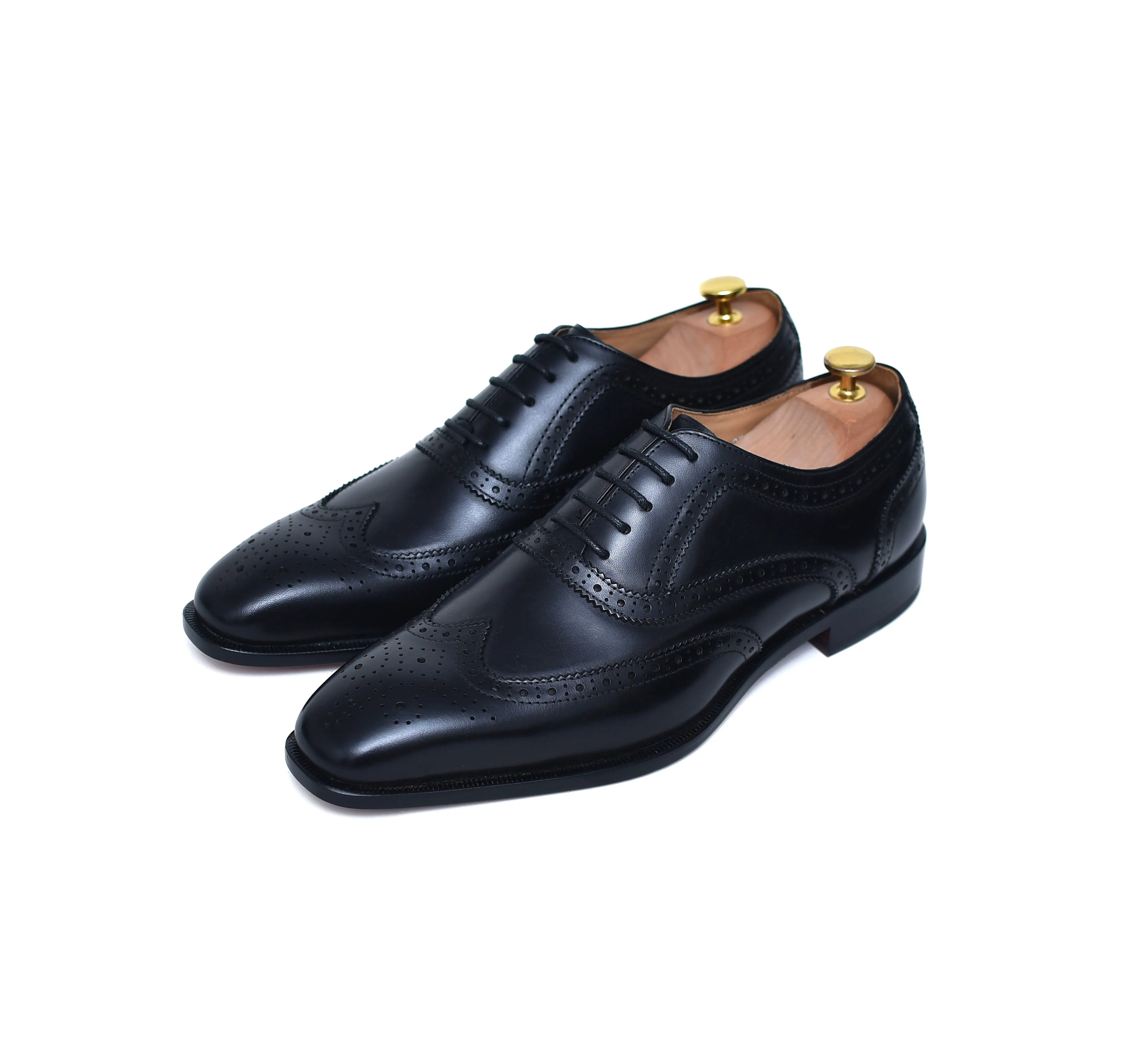 Lincoln - Black Wingtip Dress shoe