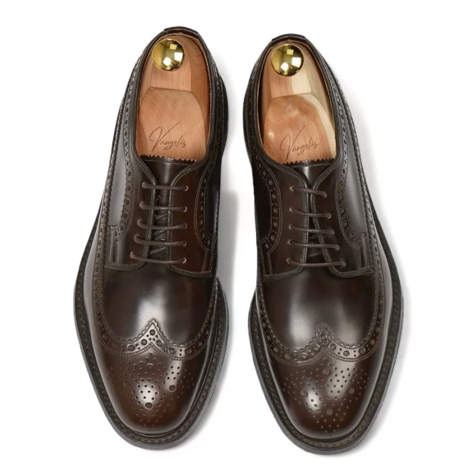 Loake - Brown Long Wing Brogue Derbys UK 9 / EU 43