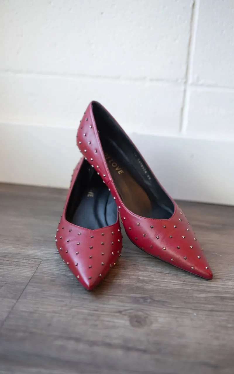 Lodi - Napa Rodas Studded Kitten Heel