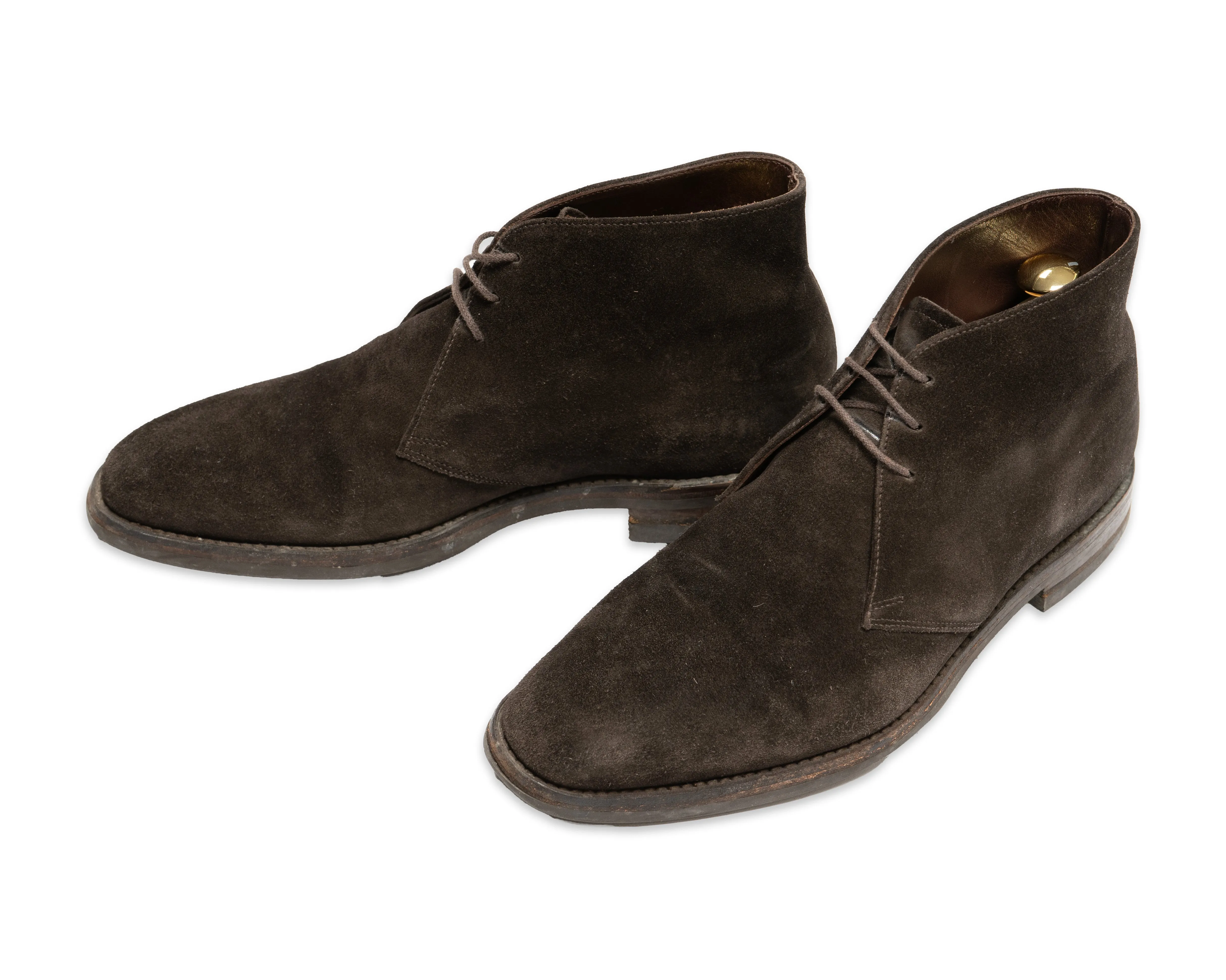 Meermin - Brown Suede Double Monk Straps UK 6,5 / EU 40,5