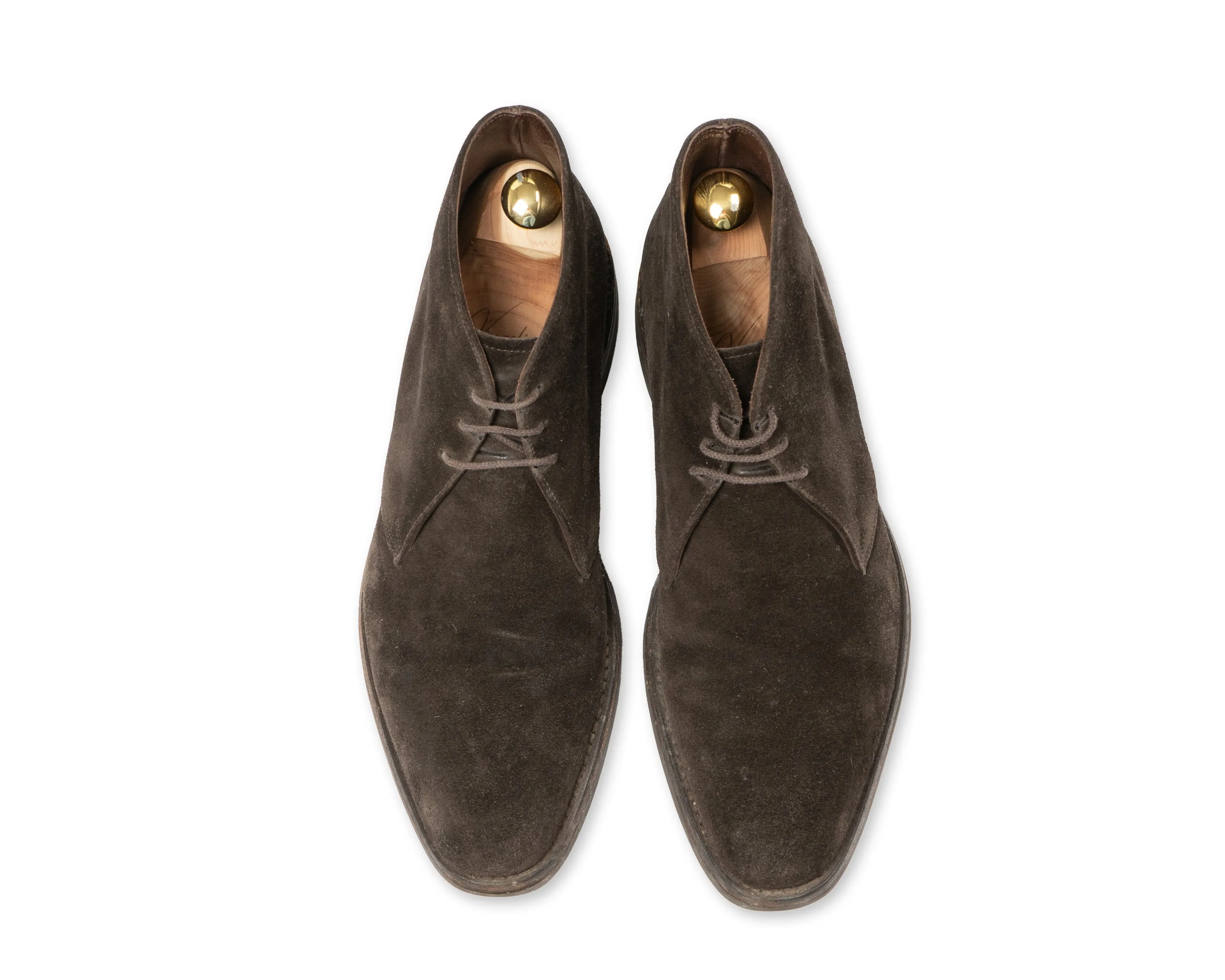 Meermin - Brown Suede Double Monk Straps UK 6,5 / EU 40,5