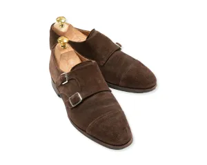 Meermin - Brown Suede Double Monk Straps UK 6,5 / EU 40,5