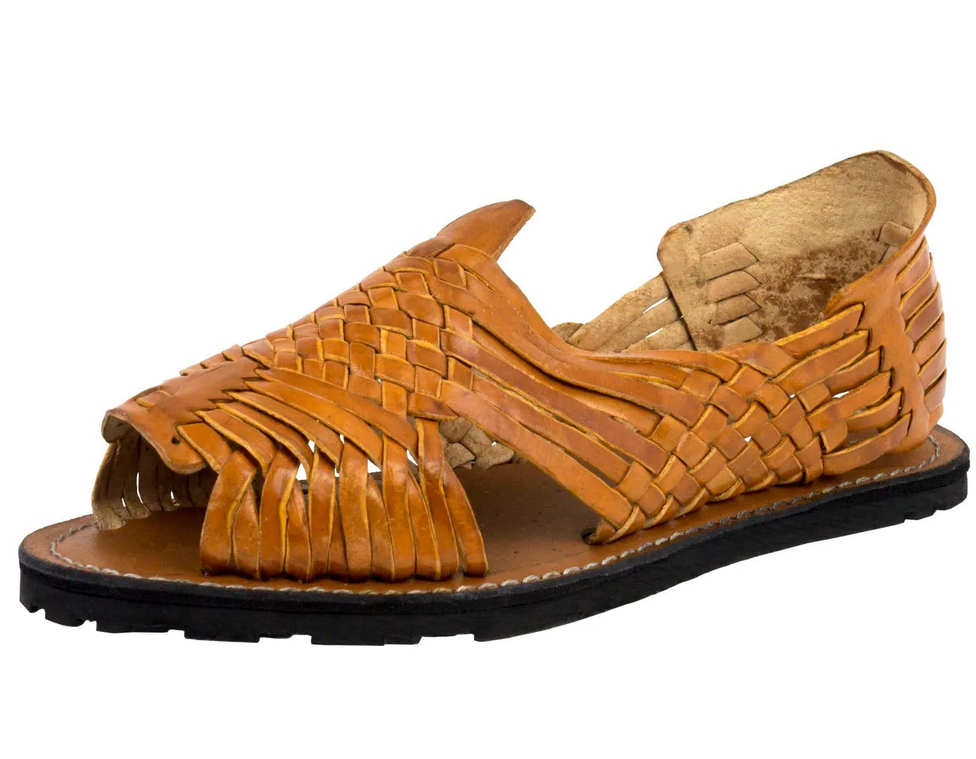 Men's Pachuco Chedron All Real Leather Mexican Huaraches Open Toe