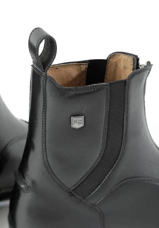 Men's Premier Equine Balmoral Leather Paddock / Riding Boots - black